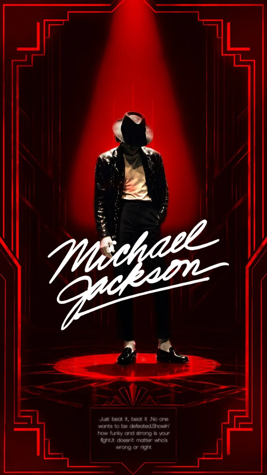 Michael Jackson — Müzik posteri